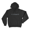 Niteharts Distressed Gothic Logo Unisex Hoodie Black