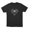Niteharts Vintage Metal Heart Unisex T Shirt Black